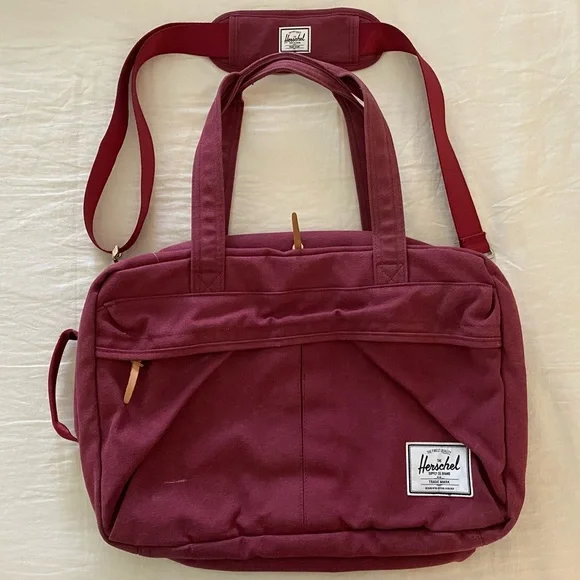 Herschel Carry On Bag - Maroon - Picture 1 of 7
